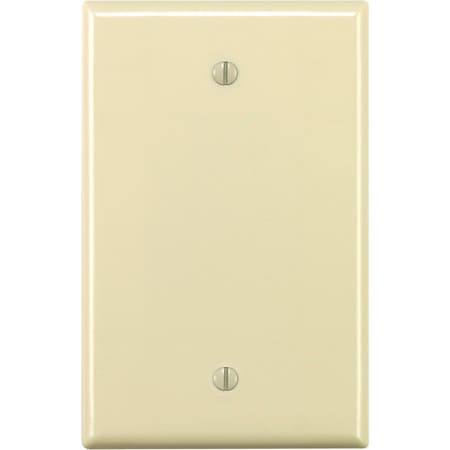 Leviton 1-Gang Midway Thermoset Blank Wall Plate, Light Almond 005-80514-00T